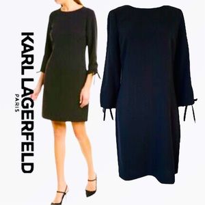 Karl Lagerfeld Sheath Dress with 3/4 Sleeves